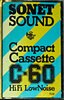 Compact Cassette Sonet Sound 60 Type I Normal Unknown Country