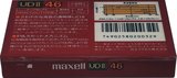 Compact Cassette Maxell UDII / UD2 46 Type II Chrome 1986 Japan
