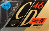 Compact Cassette TDK CDing Metal 46 "CDING4-46M" Type IV Metal 1990 Japan