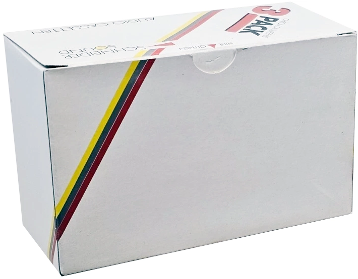 3 pack Schneider Chrom DX Super 90 "SOUND" Type II Chrome 1989 Germany