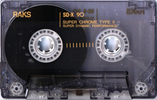 Compact Cassette RAKS SD-X 90 Type II Chrome 1991 Europe