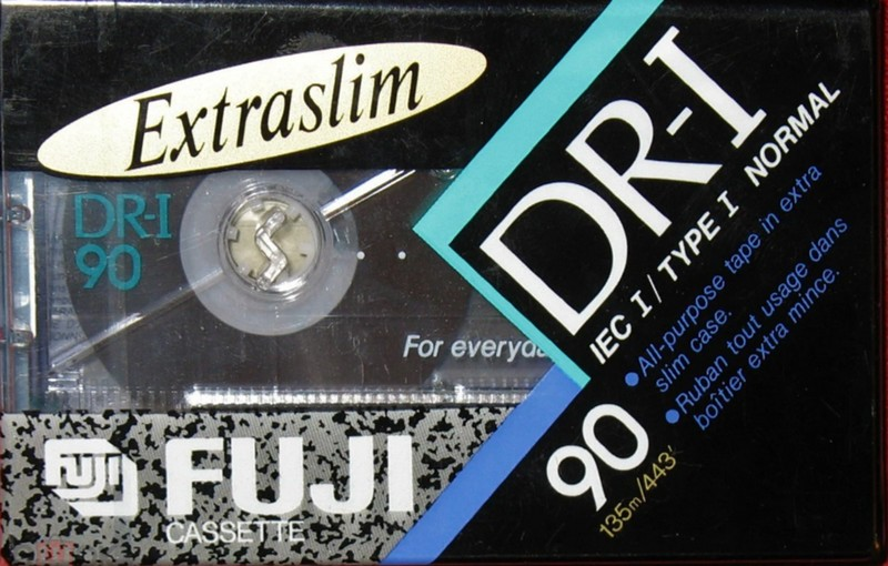 Compact Cassette Fuji DR-I 90 Type I Normal 1991 North America