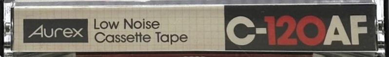 Compact Cassette Aurex AF 120 Type I Normal 1980 Japan