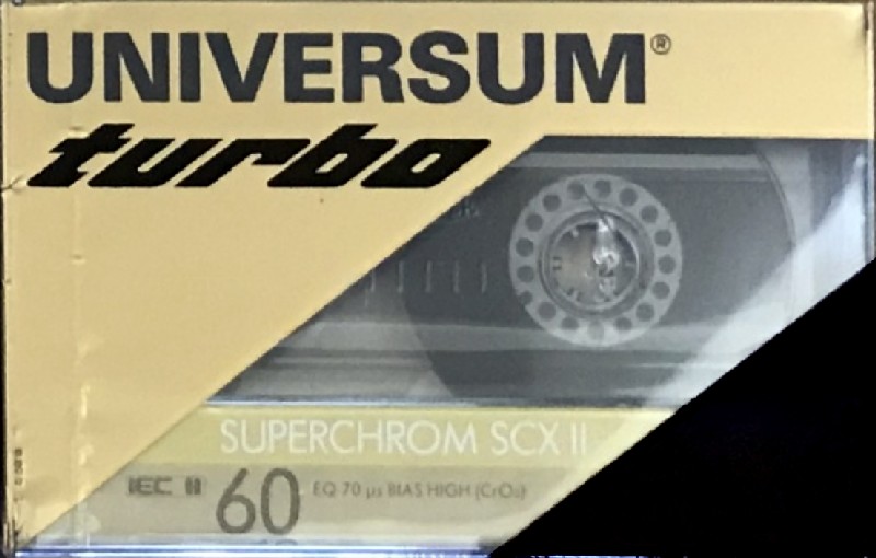 Compact Cassette Universum SCX II 60 Type II Chrome 1987 Europe