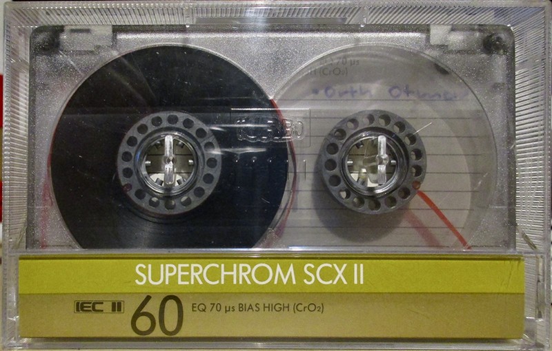 Compact Cassette Universum SCX II 60 Type II Chrome 1987 Europe