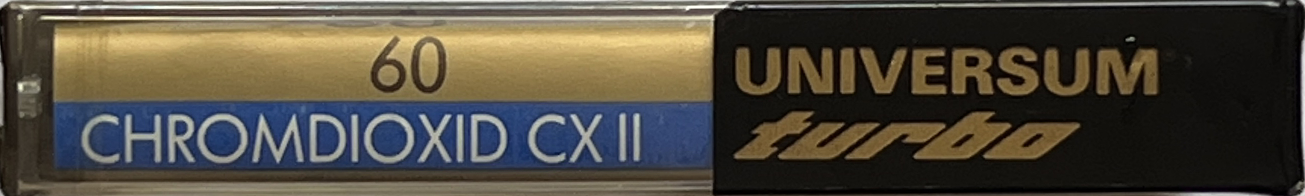 Compact Cassette Universum SCX II 60 Type II Chrome 1987 Europe