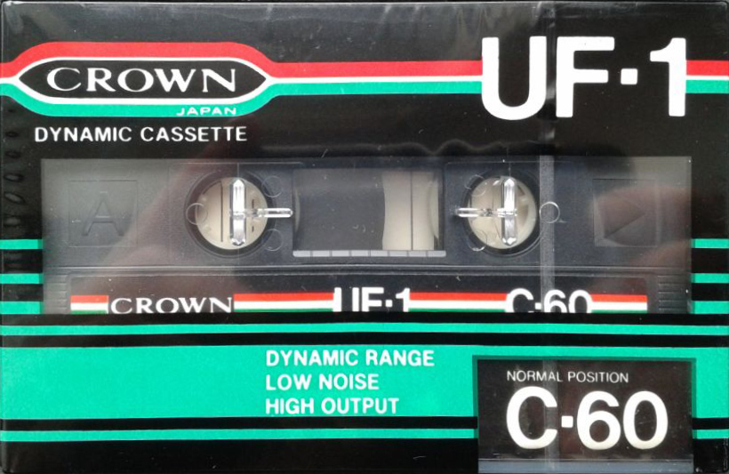 Compact Cassette Crown / Crown Radio Corporation UF-1 60 Type I Normal Europe