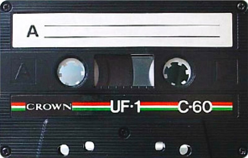 Compact Cassette Crown / Crown Radio Corporation UF-1 60 Type I Normal Europe