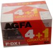 5 pack AGFA F-DX I 60 Type I Normal 1987 France