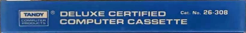 Compact Cassette Tandy 20 "Cat. No/ 26-308" Computer Cassette USA