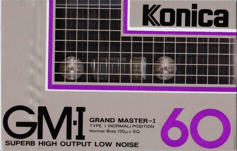 Compact Cassette Konica GM-I 60 "Grand Master I" Type I Normal 1984 USA