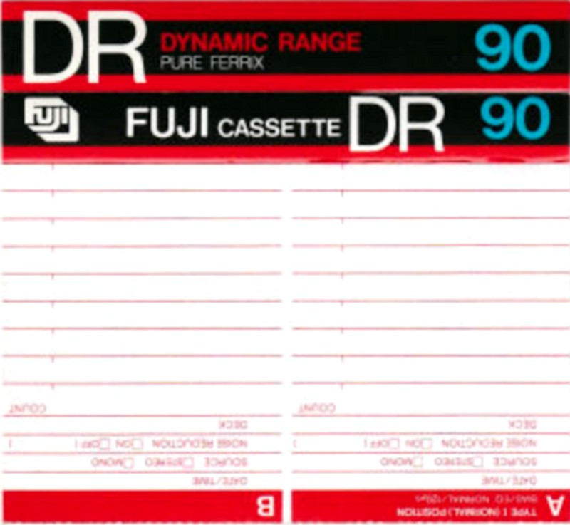 Compact Cassette Fuji DR 90 Type I Normal 1980 Japan