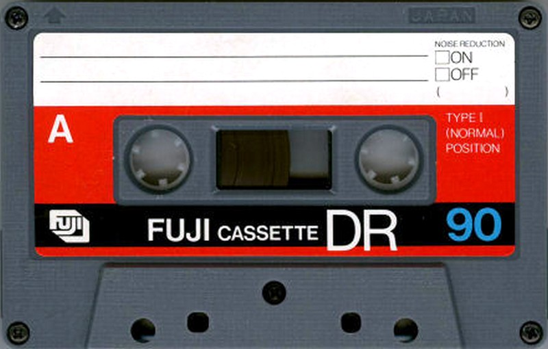 Compact Cassette Fuji DR 90 Type I Normal 1980 Japan