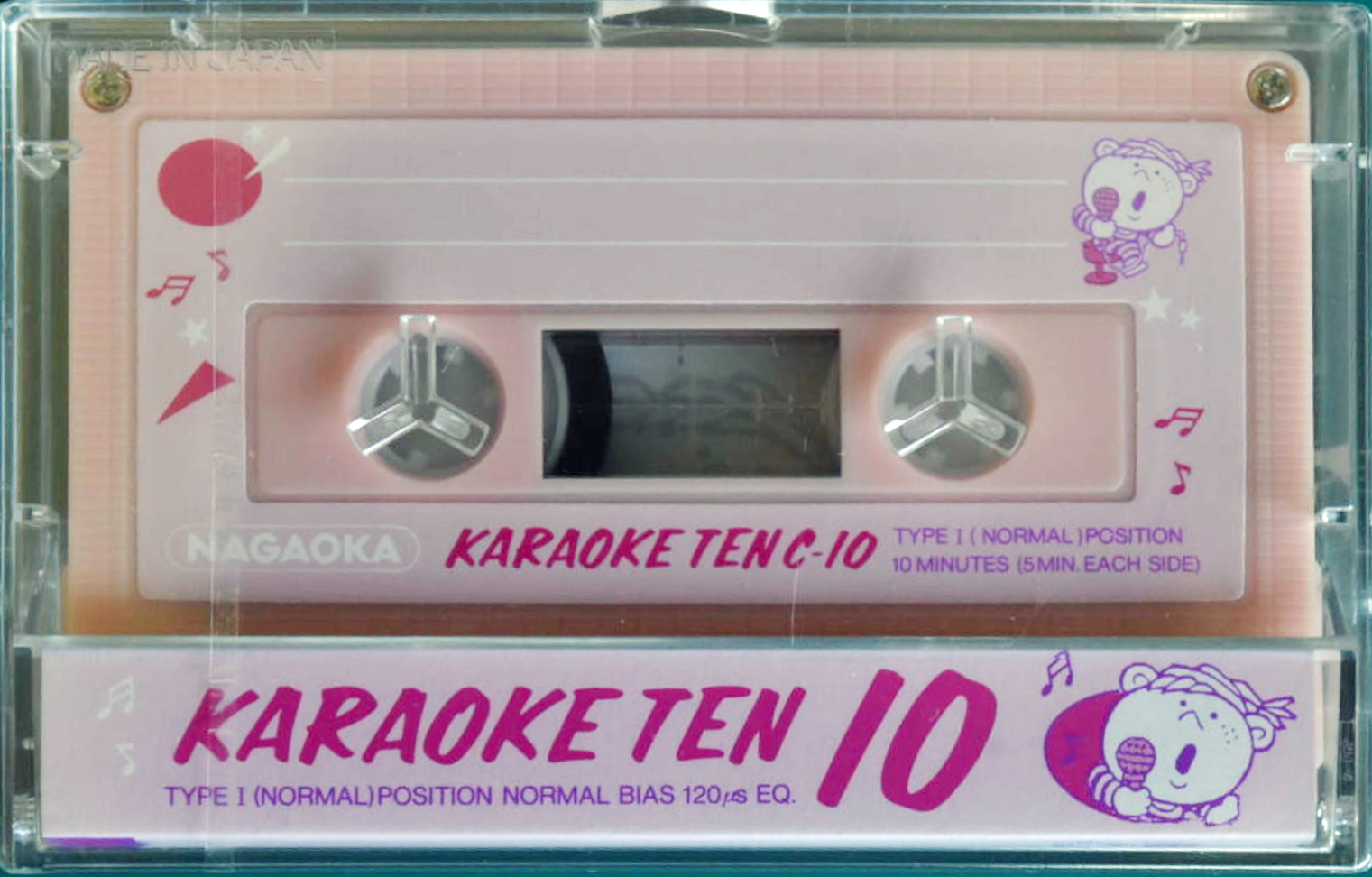 Compact Cassette Nagaoka 10 "Karaoke Ten" Type I Normal 1986 Japan