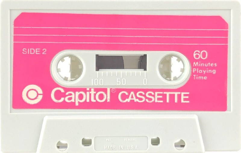 Compact Cassette Capitol Psychedelic Heiroglyphics 60 Type I Normal 1969 USA