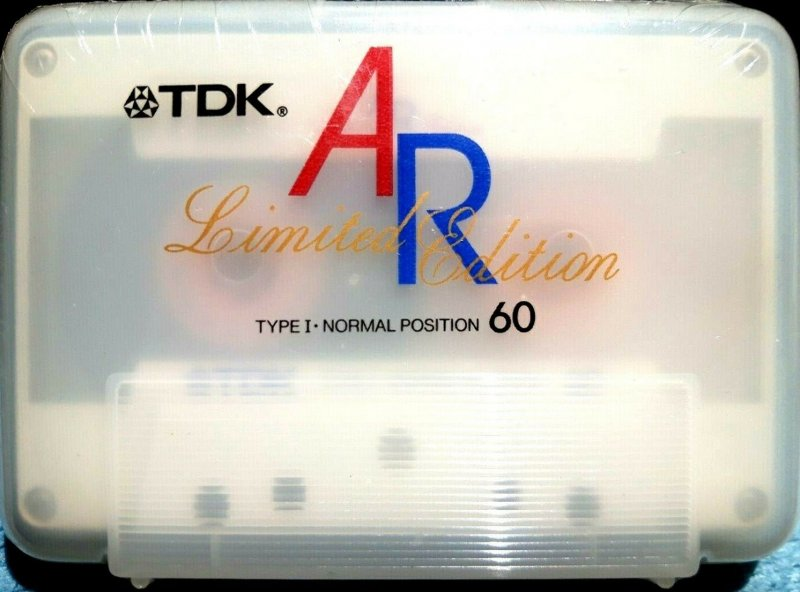 Compact Cassette TDK AR 60 "AR-LW60 Limited Edition" Type I Normal 1988 Europe