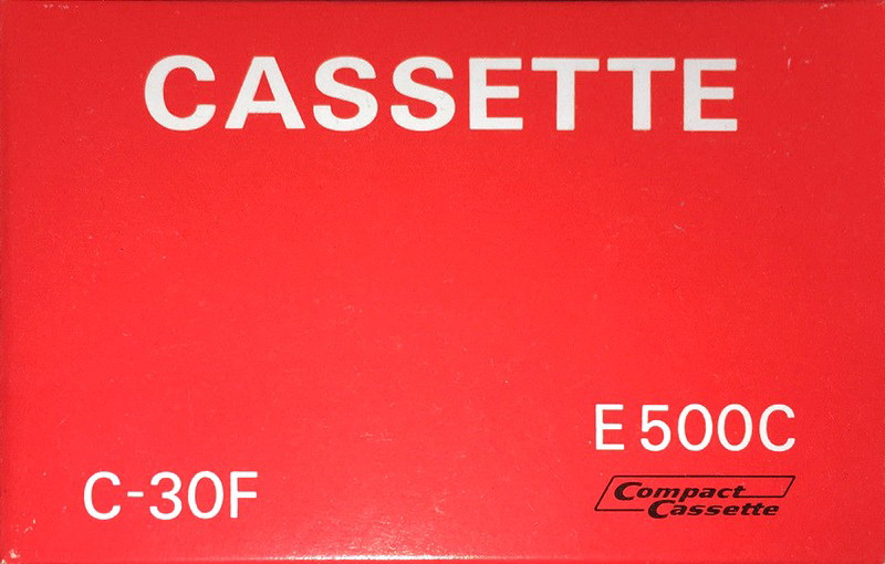 Compact Cassette No Name 30 "E 500C" Type I Normal