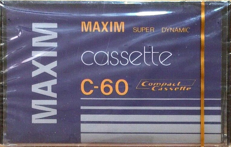 Compact Cassette Maxim 60 Type I Normal 1984 Hong Kong