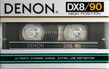 Compact Cassette Denon DX8 90 Type II Chrome 1982 Japan