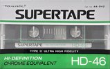 Compact Cassette SUPERTAPE HD 46 Type II Chrome 1988 USA