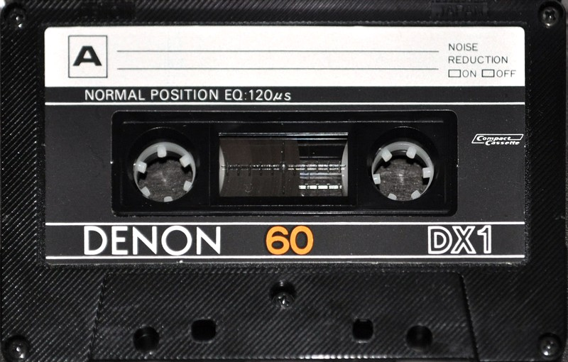 Compact Cassette Denon DX1 60 Type I Normal 1978 Japan