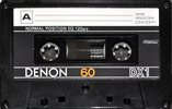 Compact Cassette Denon DX1 60 Type I Normal 1978 Japan