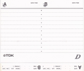 Compact Cassette TDK D 120 "D-120EB" Type I Normal 1997 Worldwide
