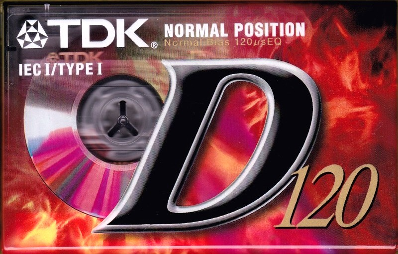 Compact Cassette TDK D 120 "D-120EB" Type I Normal 1997 Worldwide