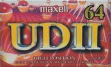 Compact Cassette Maxell UDII / UD2 64 "UD2-64J" Type II Chrome 1995 Japan