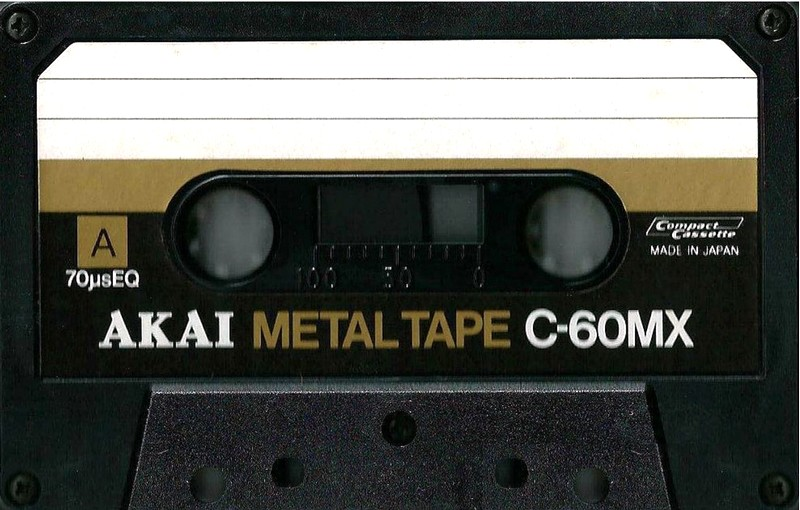 Compact Cassette Akai Metal 60 "MX" Type IV Metal 1979 Japan