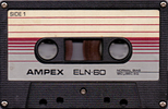 Compact Cassette Ampex ELN 60 "374-C60" Type I Normal 1982 USA