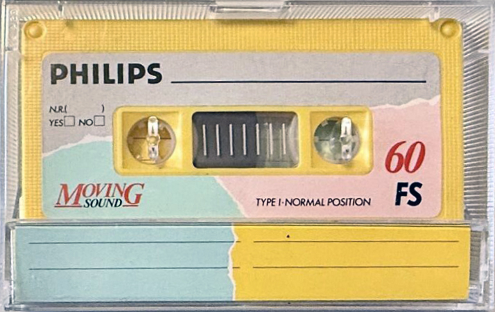 Compact Cassette Philips FS 60 "Moving Sound" Type I Normal 1986 Europe