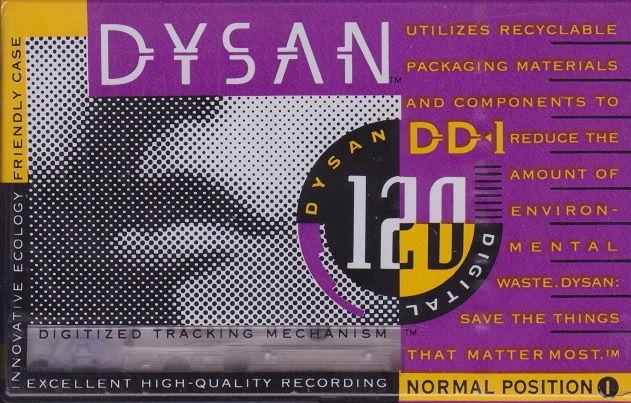 Compact Cassette Dysan DD-I 120 Type I Normal 1999 USA