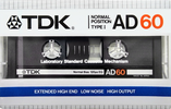 Compact Cassette TDK AD 60 Type I Normal 1984 Australia, Europe