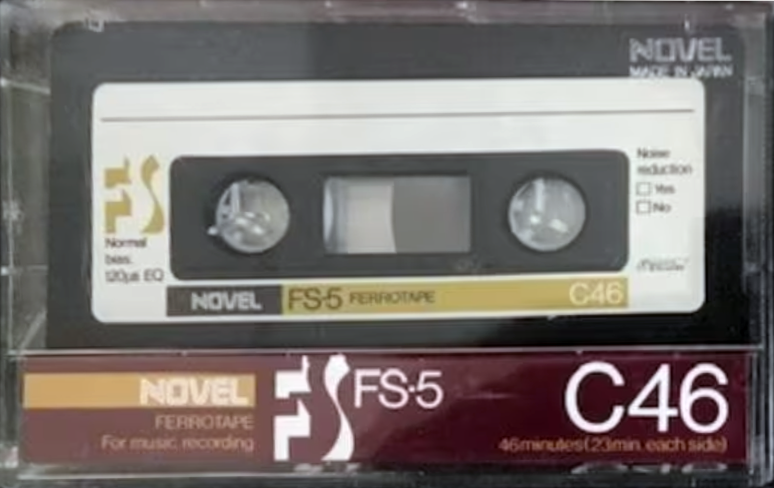 Compact Cassette Novel FS-5 46 Type I Normal 1980 Japan