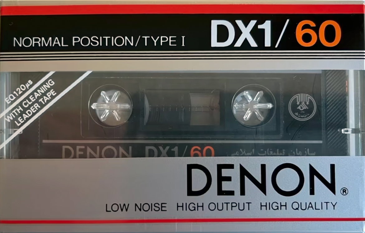 Compact Cassette Denon DX1 60 Type I Normal 1983 Near East
