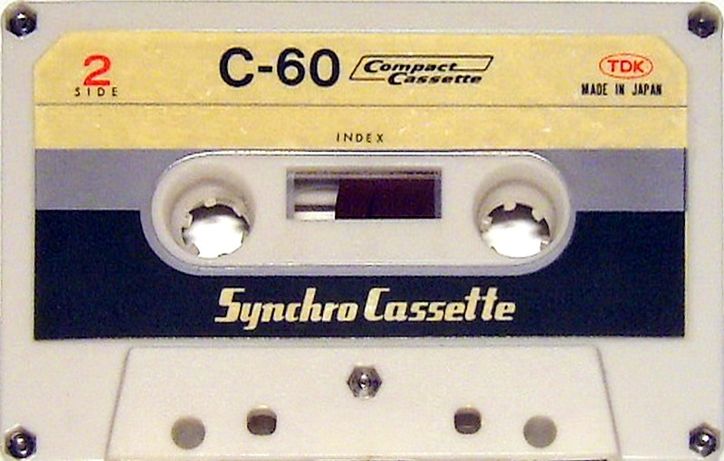 Compact Cassette TDK 60 "Synchro Cassette" Type I Normal 1966 Japan