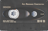 Compact Cassette Denon HD-M 90 "HD-M90TE" Type IV Metal 1994 Europe, North America