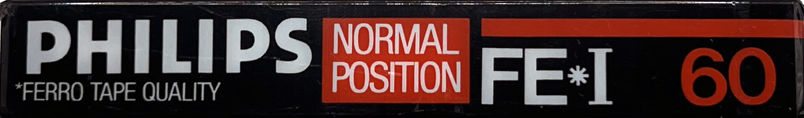 Compact Cassette Philips FE-I 60 Type I Normal 1985 Europe