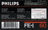 Compact Cassette Philips FE-I 60 Type I Normal 1985 Europe