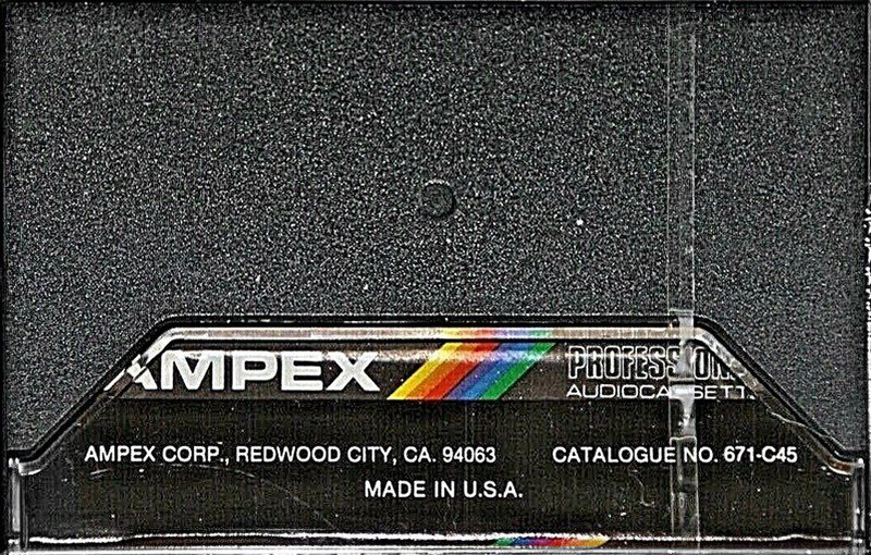 Compact Cassette Ampex Professional 45 "671-C45" Type I Normal 1980 USA