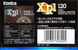 Compact Cassette Konica XR 120 "XR1" Type I Normal 1993 Japan