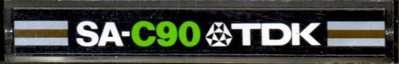 Compact Cassette TDK SA 90 Type II Chrome 1979 Europe, USA