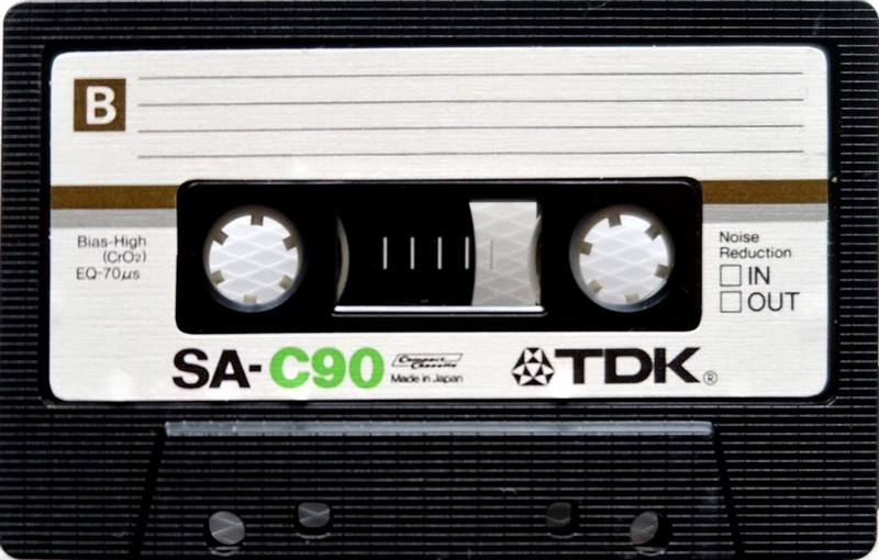 Compact Cassette TDK SA 90 Type II Chrome 1979 Europe, USA