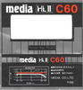 Compact Cassette Media HL II 60 Type II Chrome 1978 Japan