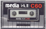 Compact Cassette Media HL II 60 Type II Chrome 1978 Japan