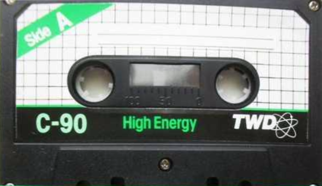 Compact Cassette TWD 90 Type I Normal Hong Kong