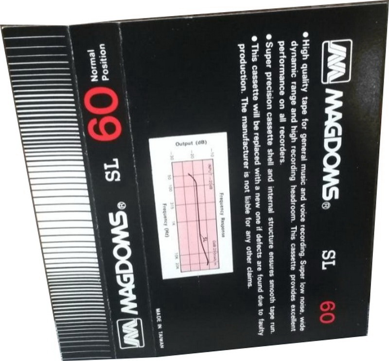 Compact Cassette Magdoms SL 60 Type I Normal Taiwan