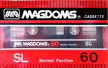 Compact Cassette Magdoms SL 60 Type I Normal Taiwan