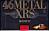 Compact Cassette Sony Metal-XRS 46 Type IV Metal 1994 Japan